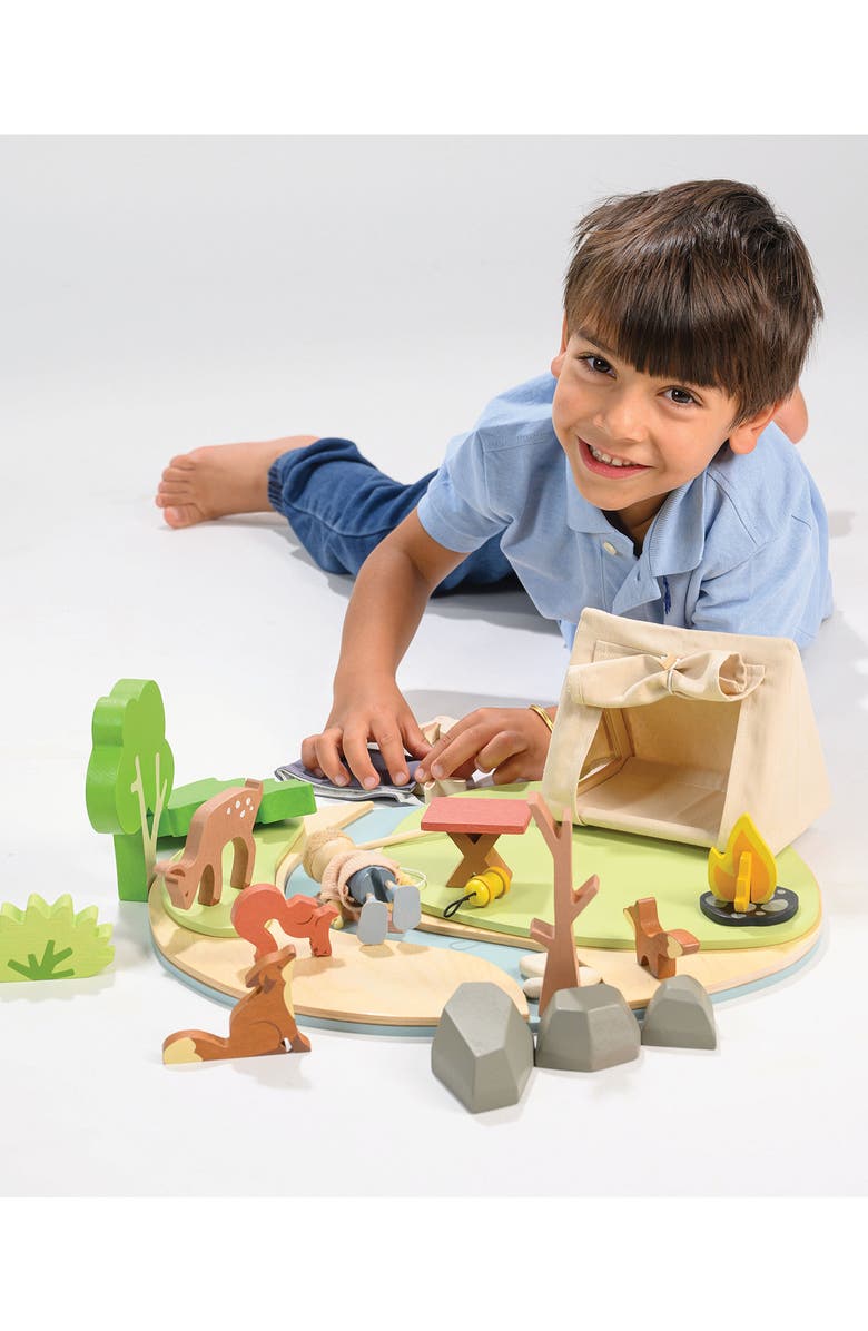 Tender Leaf Toys Wildlife Camping Playset, Alternate, color, Green Multi
