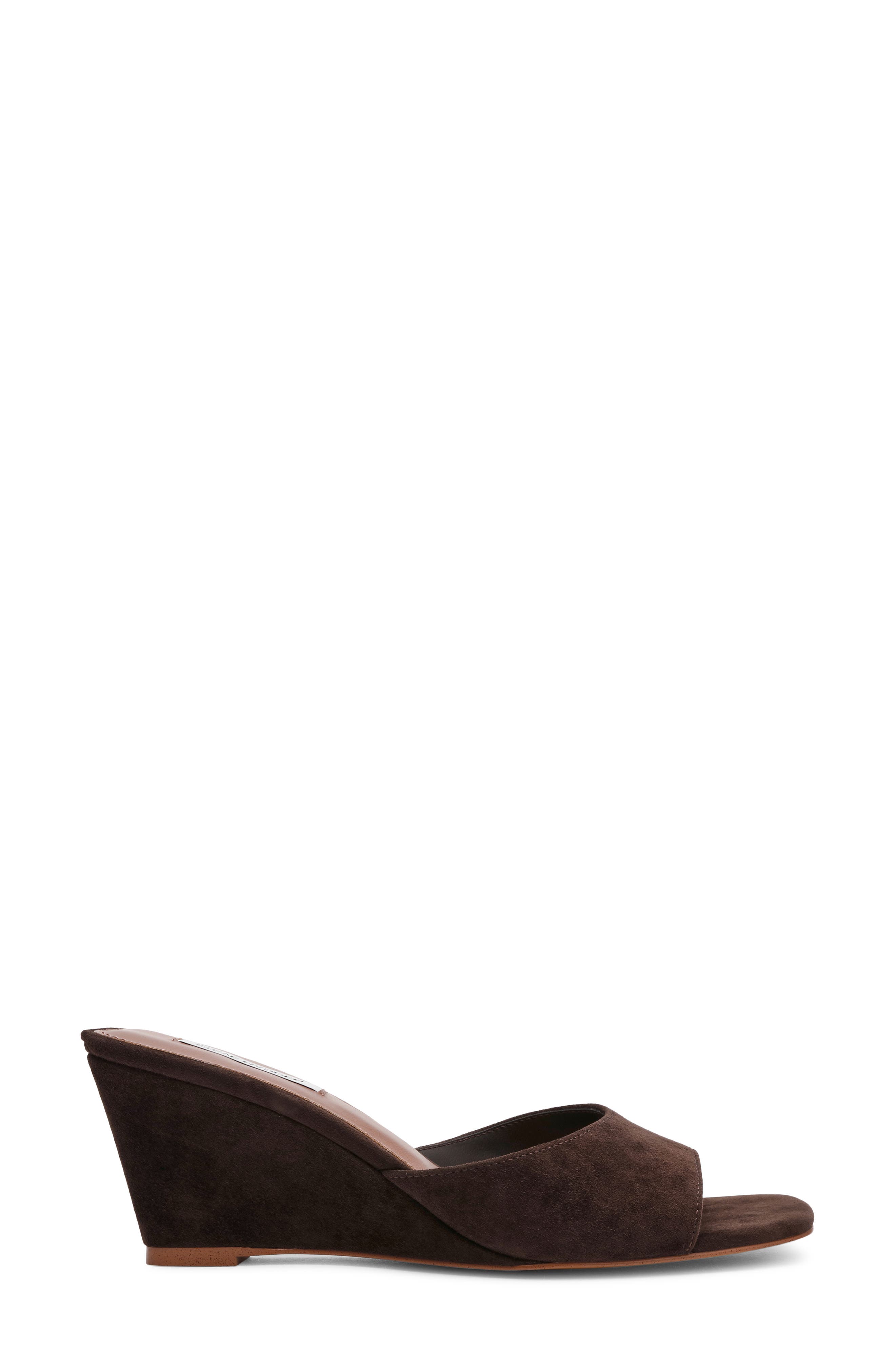 Seleste Slide Sandal, Alternate, color, BROWN SUEDE