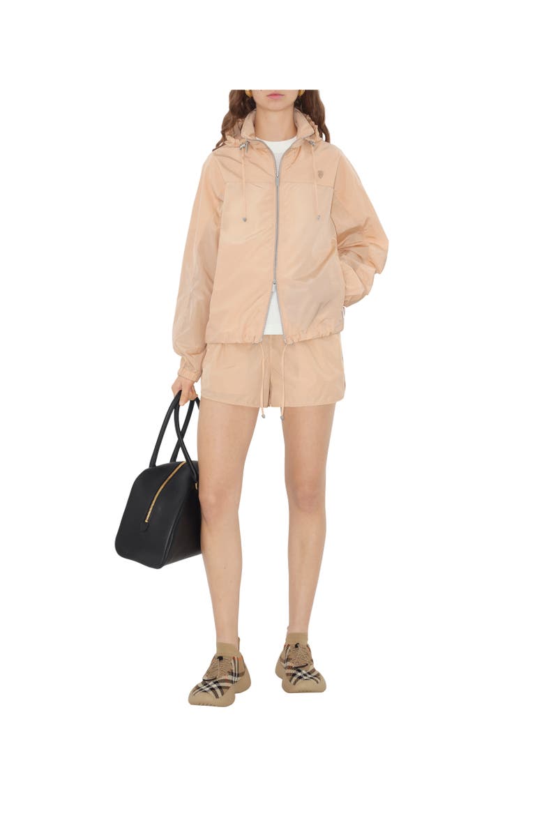 Burberry Nylon Cotton Jacket, Alternate, color, Teacup