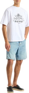 Balmain Printed Balmain Vine T-shirt