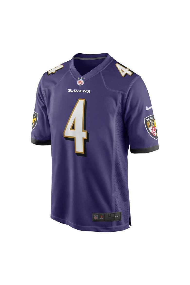 Men's Nike Zay Flowers Purple Baltimore Ravens 2023 NFL Draft First Round Pick Game Jersey, Alternate, color, Purple