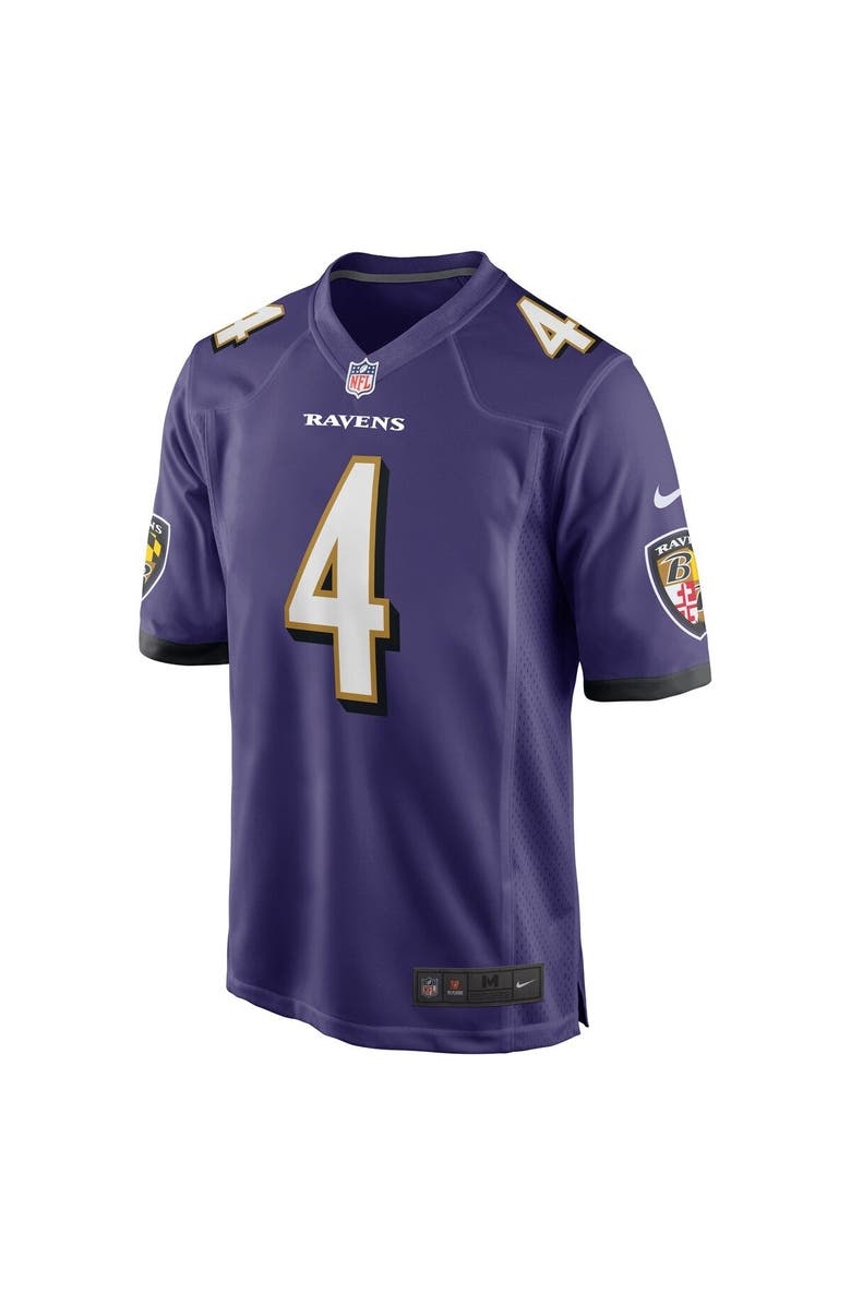 Nike Men's Nike Zay Flowers Purple Baltimore Ravens 2023 NFL Draft First Round Pick Game Jersey, Alternate, color, Purple