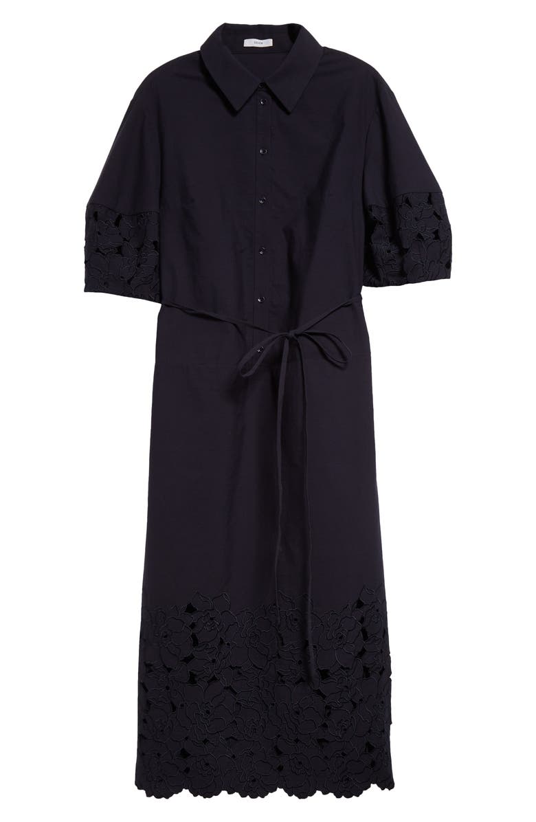 Erdem Floral Embroidered Shirtdress, Alternate, color, 