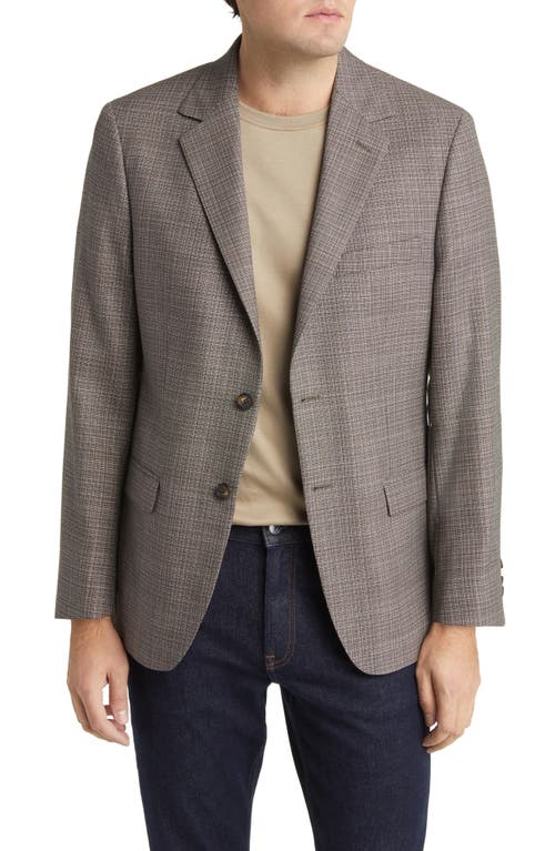 DANIEL HECHTER Plaid Wool Sport Coat in Olive 