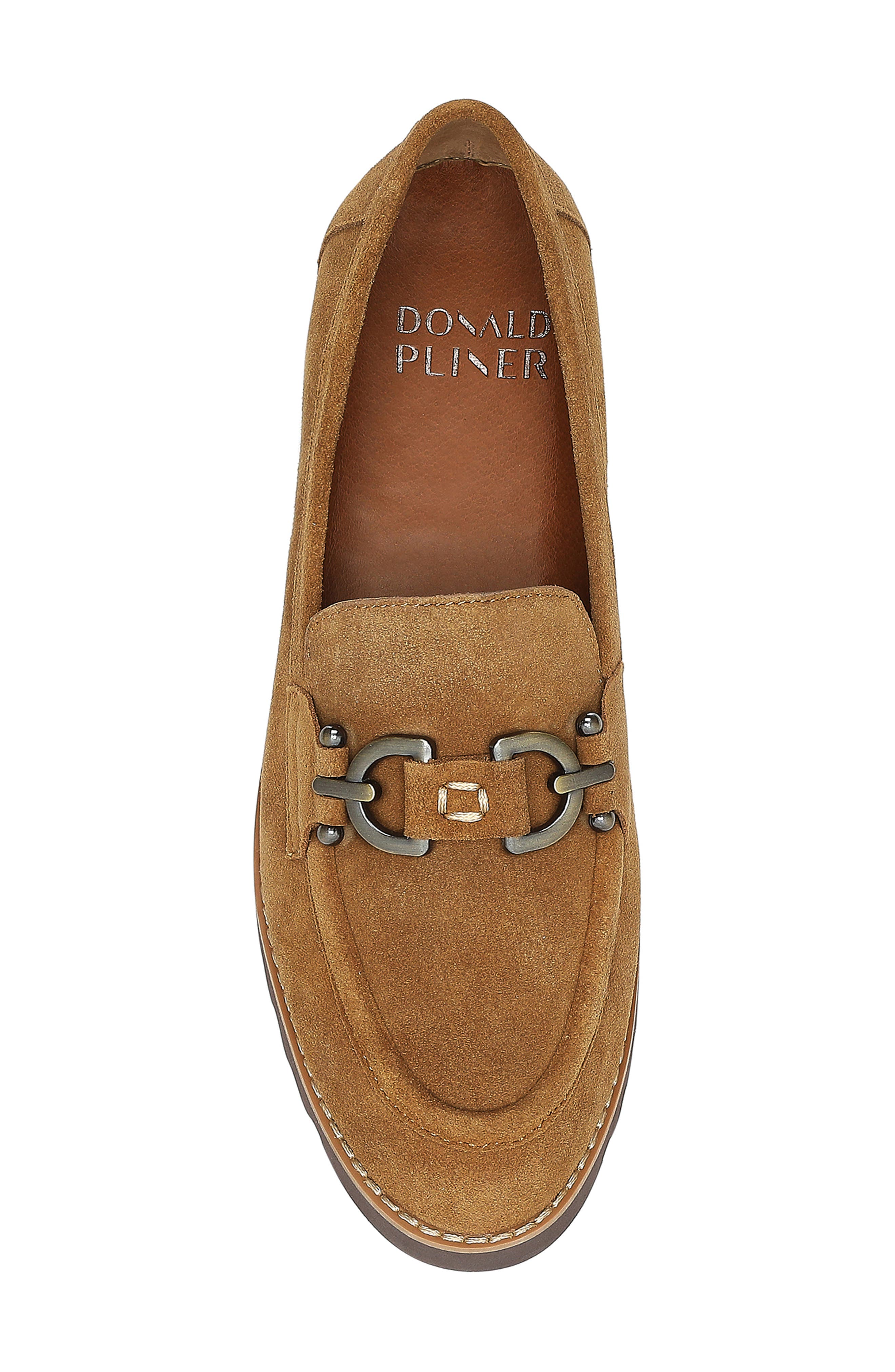 Clio Slip-on Chunky Loafer, Alternate, color, SADDLE