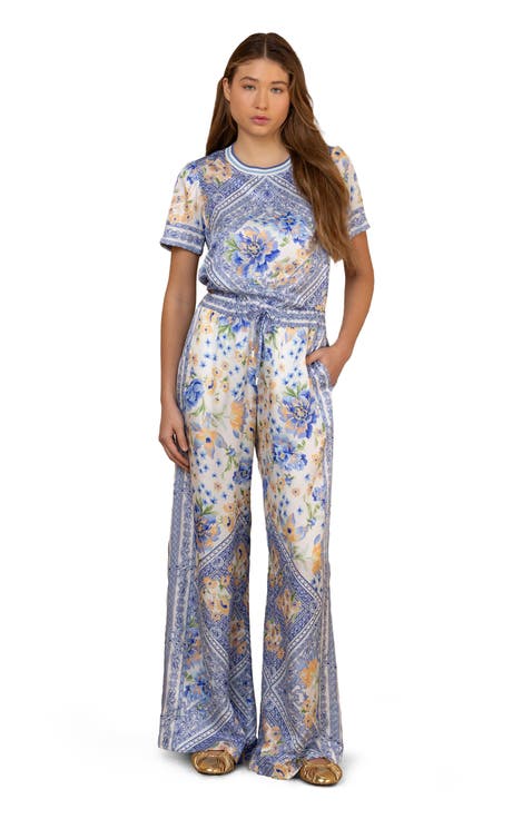 Yasmin Silk Charmeuse Pant