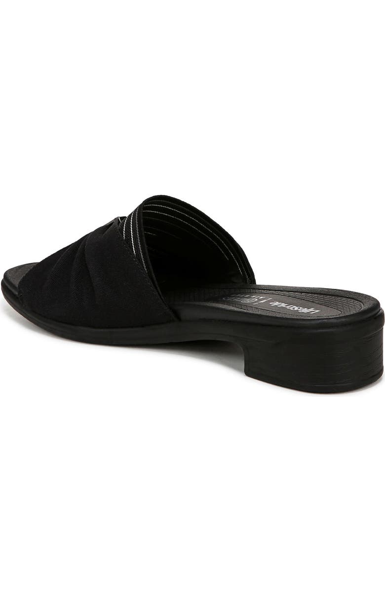 LifeStride Paradise Slide Sandal, Alternate, color, Blk