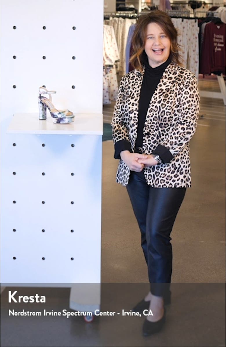 Peachy Tie Dye Platform Sandal, sales video thumbnail