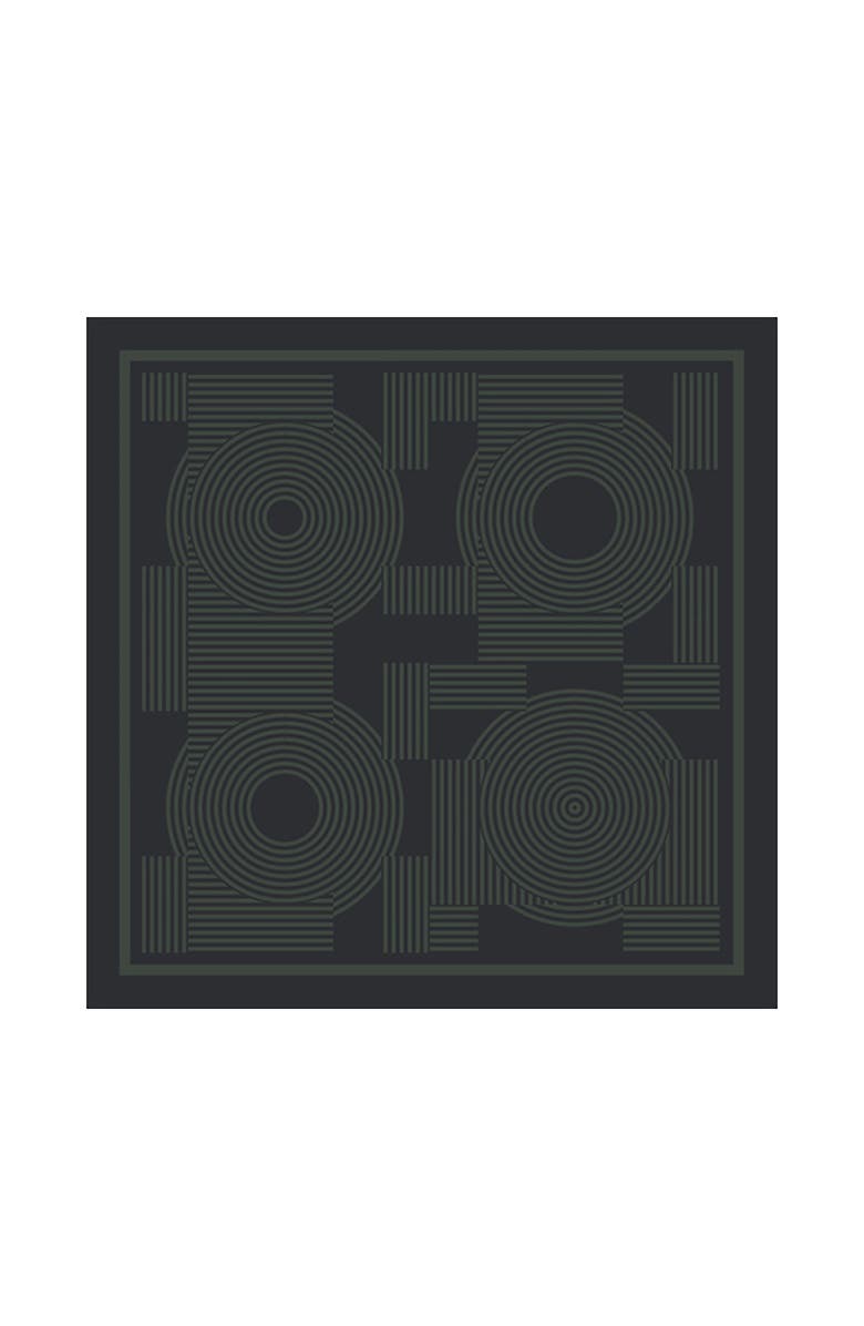 Lost Pattern "Linear Language" Silk Bandana Scarf, Main, color, 