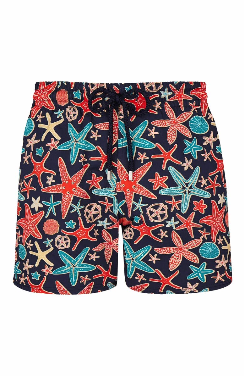 Vilebrequin Men's Holistarfishes Stretch Swim Trunks, Main, color, 