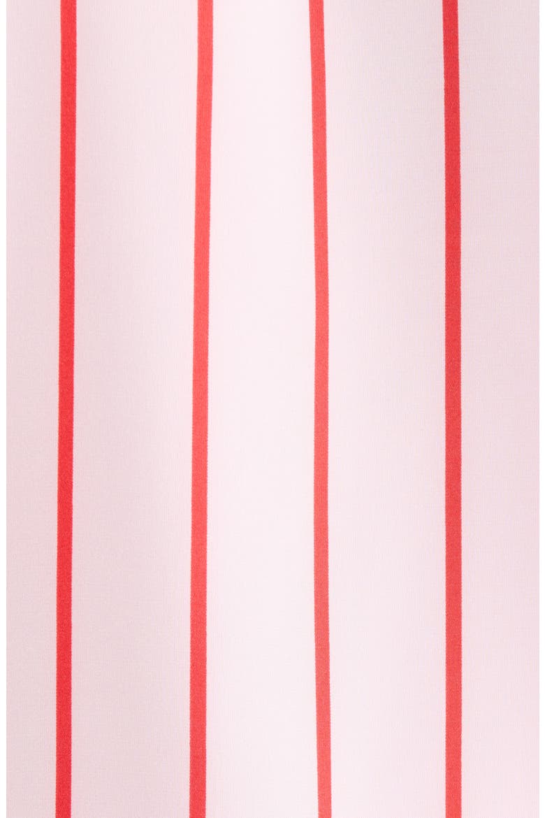 Boxy Everyday Satin Pajamas, Alternate, color, PINK- RED ALTO STRIPE