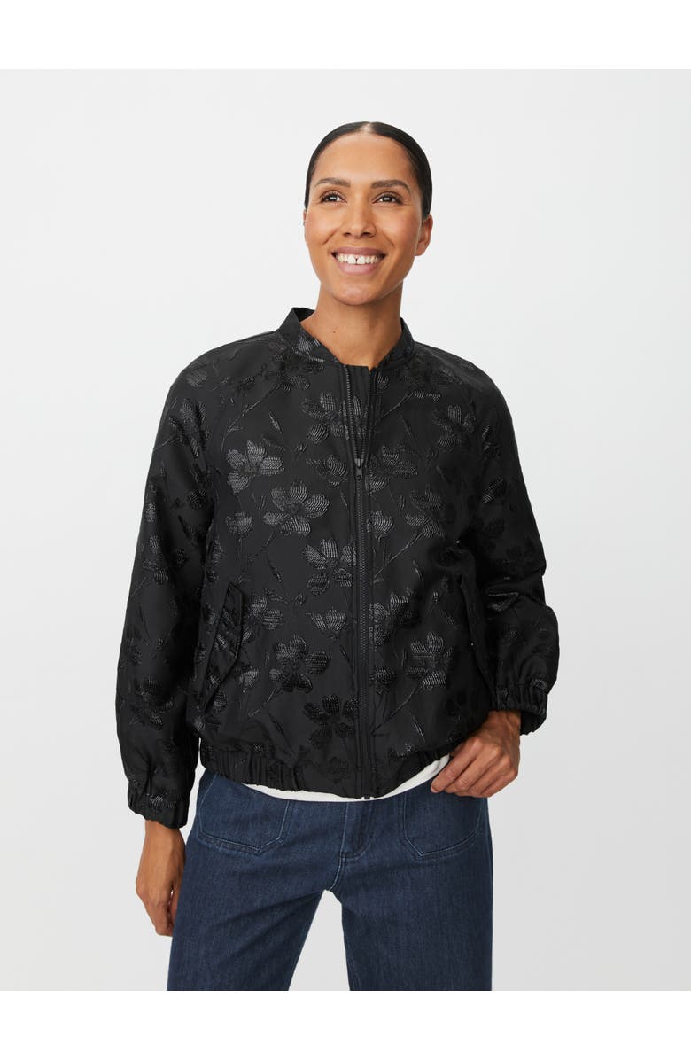 Masai Copenhagen MaJossana Jacquard Bomber Jacket, Main, color, Black