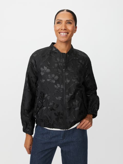 MaJossana Jacquard Bomber Jacket