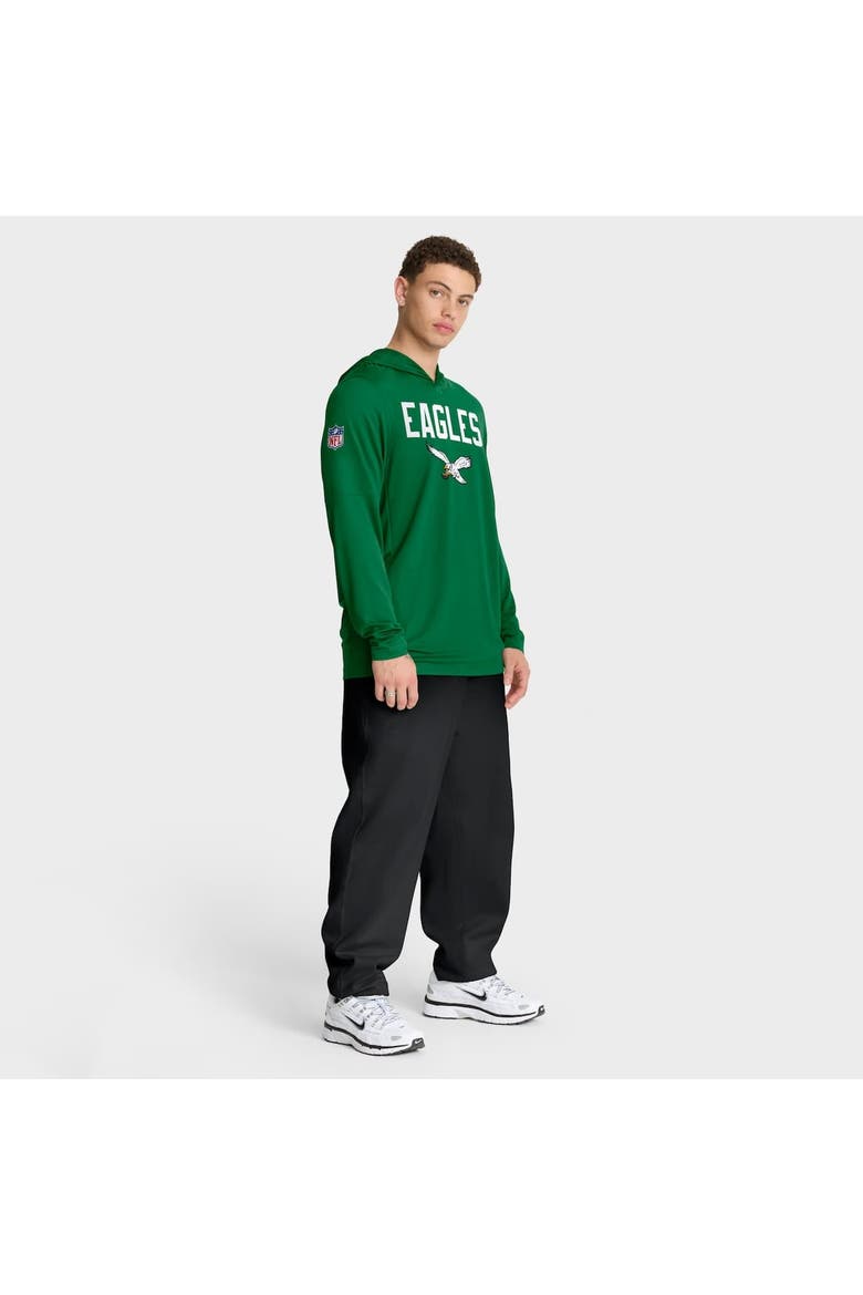 Men's Nike Green Philadelphia Eagles Alt Pack Pass Accuracy Performance Long Sleeve Hoodie T-Shirt, Alternate, color, Green
