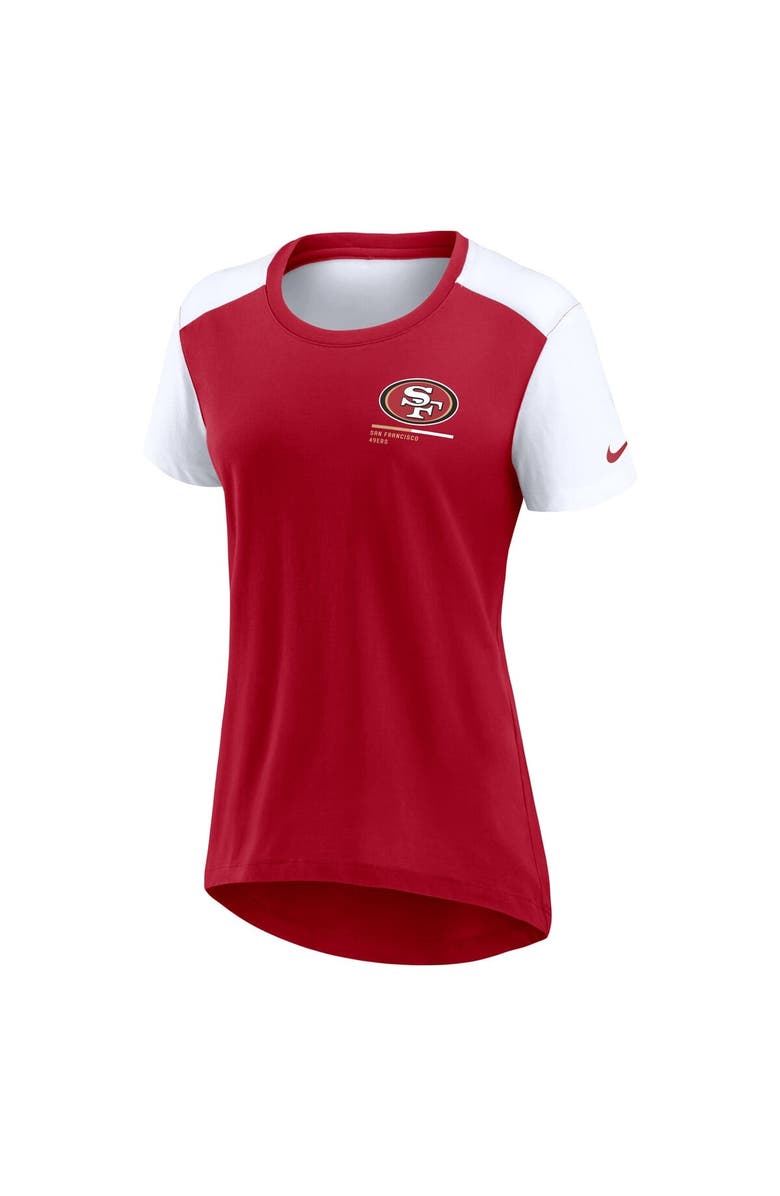 Nike Women's Nike Scarlet San Francisco 49ers Performance Fashion T-Shirt, Alternate, color, Scarlet