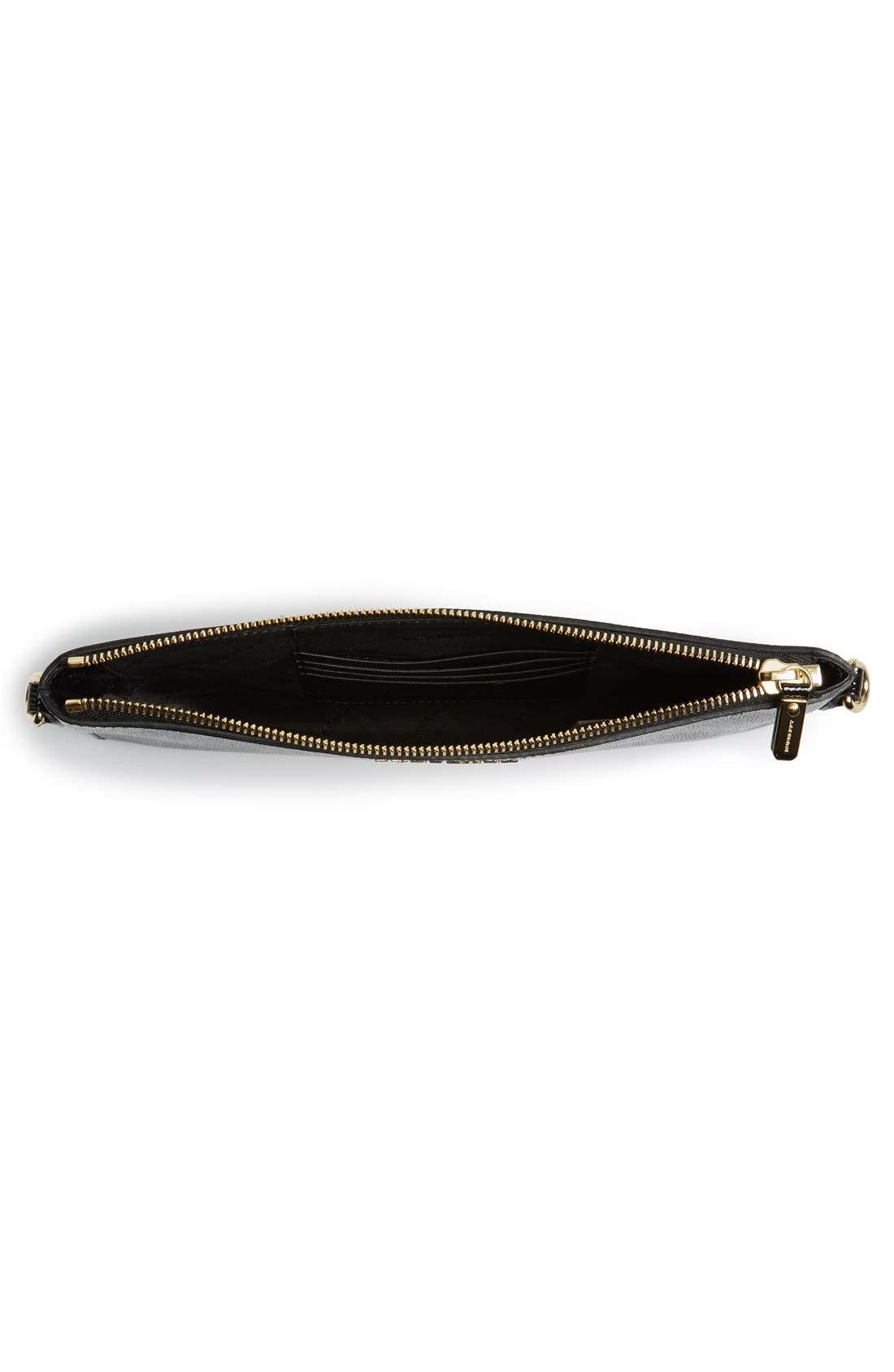 'Peyton - London Leather' Crossbody Bag, Alternate, color, BLACK