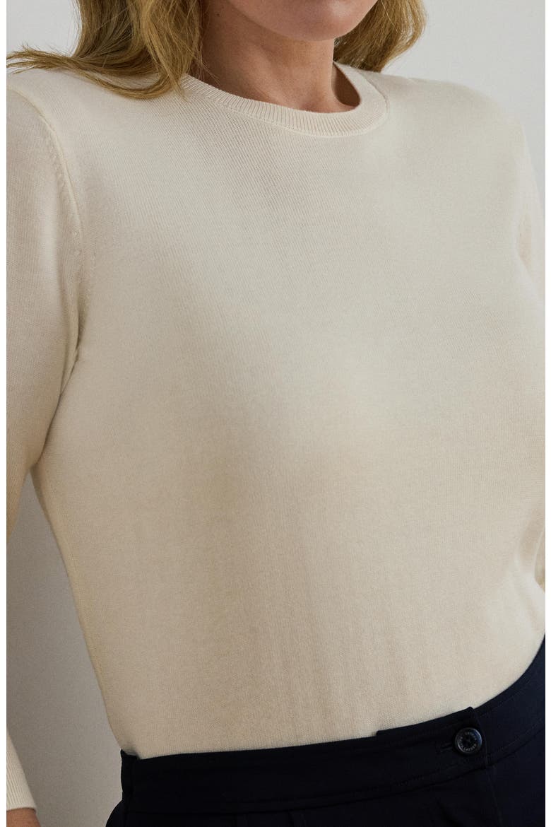 Crewneck Sweater, Alternate, color, MASCARPONE CREAM