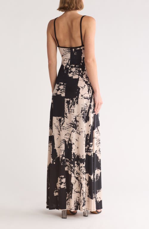 Go Couture V-neck Maxi Dress