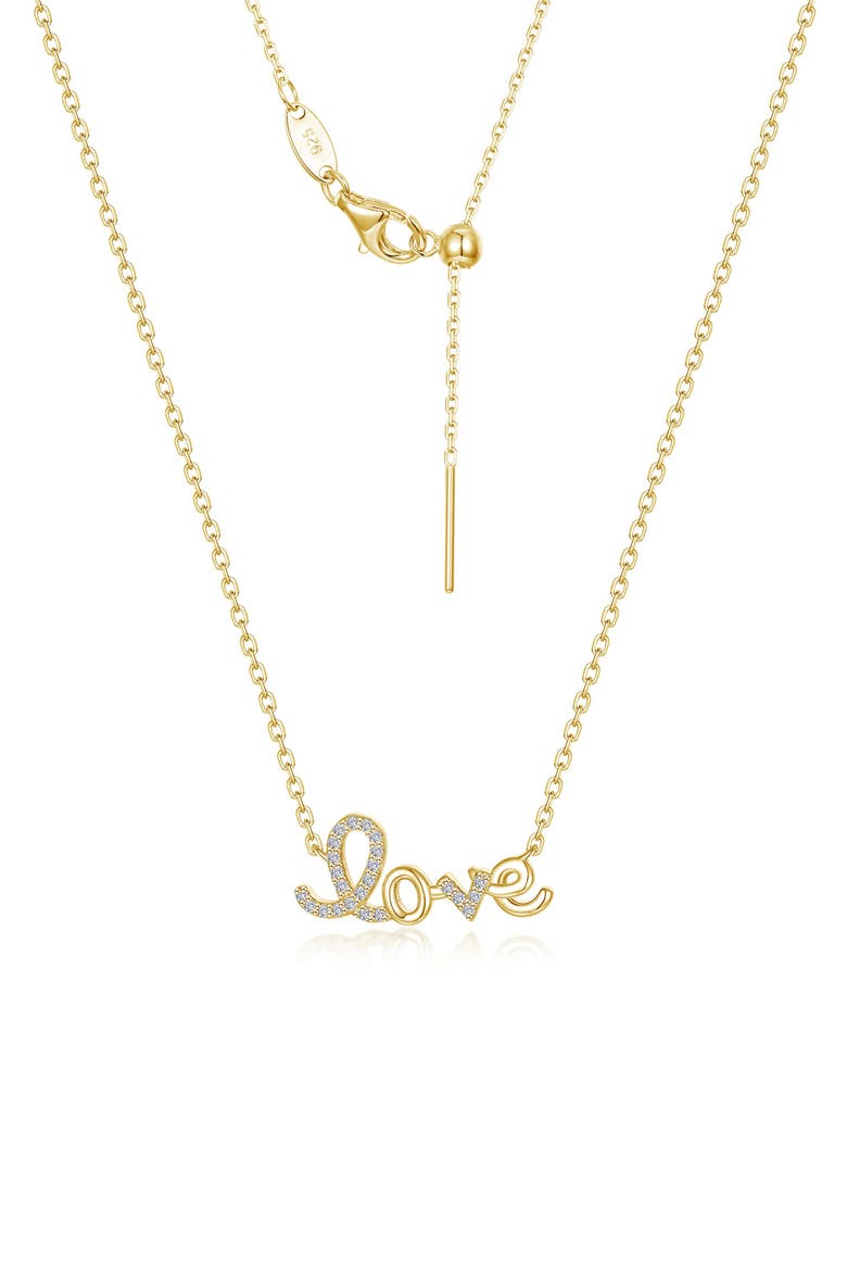 Love Keepsake Pendant Necklace, Main, color, GOLD