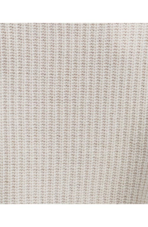 Barbour Rhonda Funnel Neck Wool Blend Sweater In Neutral