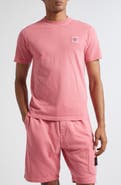 Stone Island Logo Patch Cotton T-Shirt