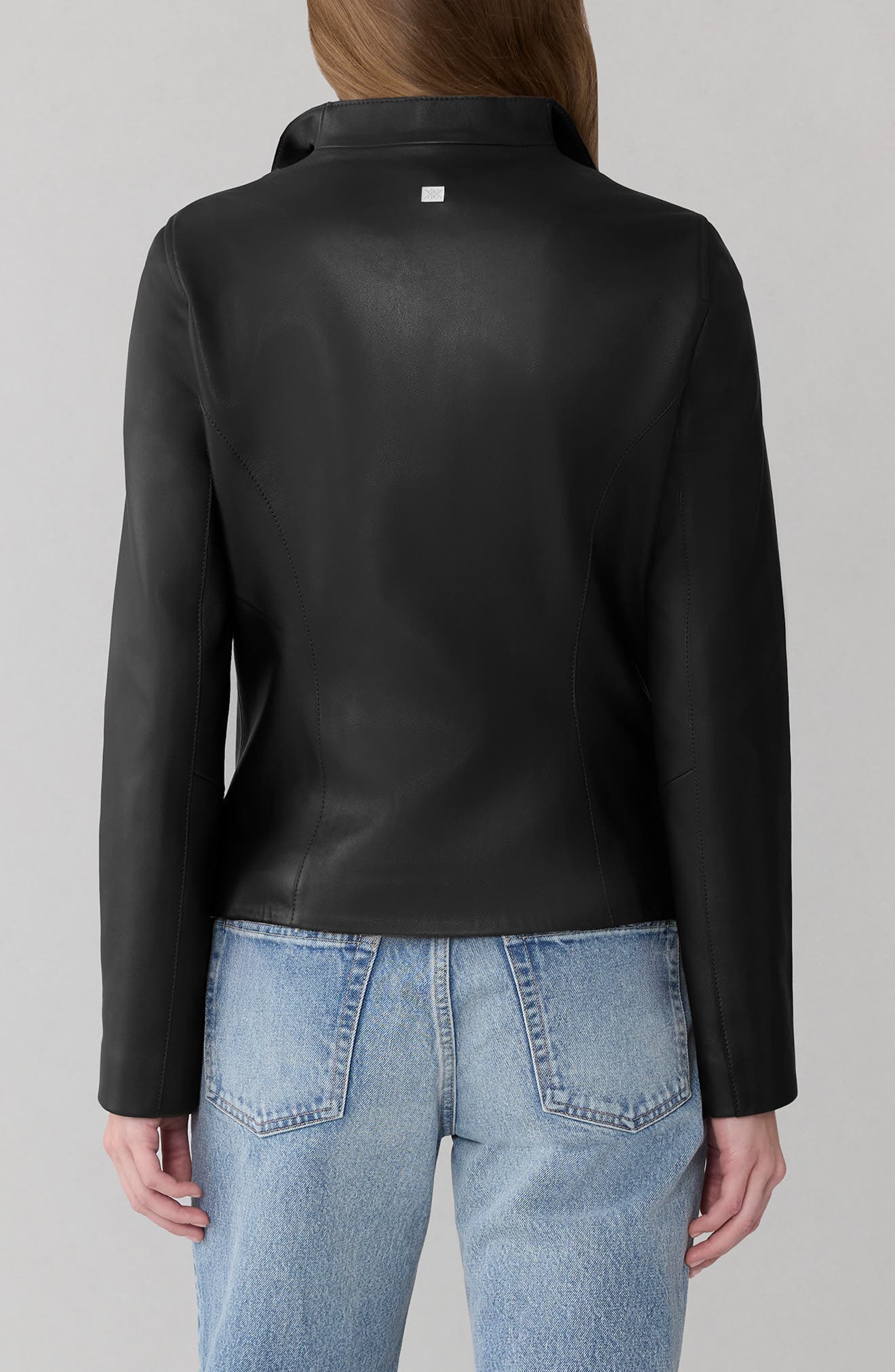 Catherine Leather Moto Jacket - image 2