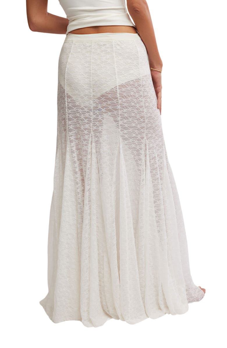 Free People Kiss Kiss Sheer Mesh Maxi Slip Skirt, Alternate, color, 