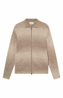 Gannon Ombré Zip Cardigan