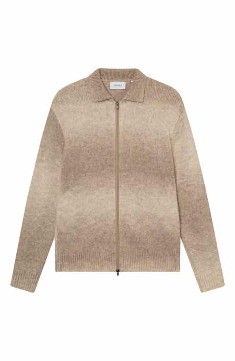 Gannon Ombré Zip Cardigan