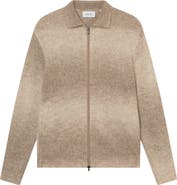 Les Deux Gannon Ombré Zip Cardigan
