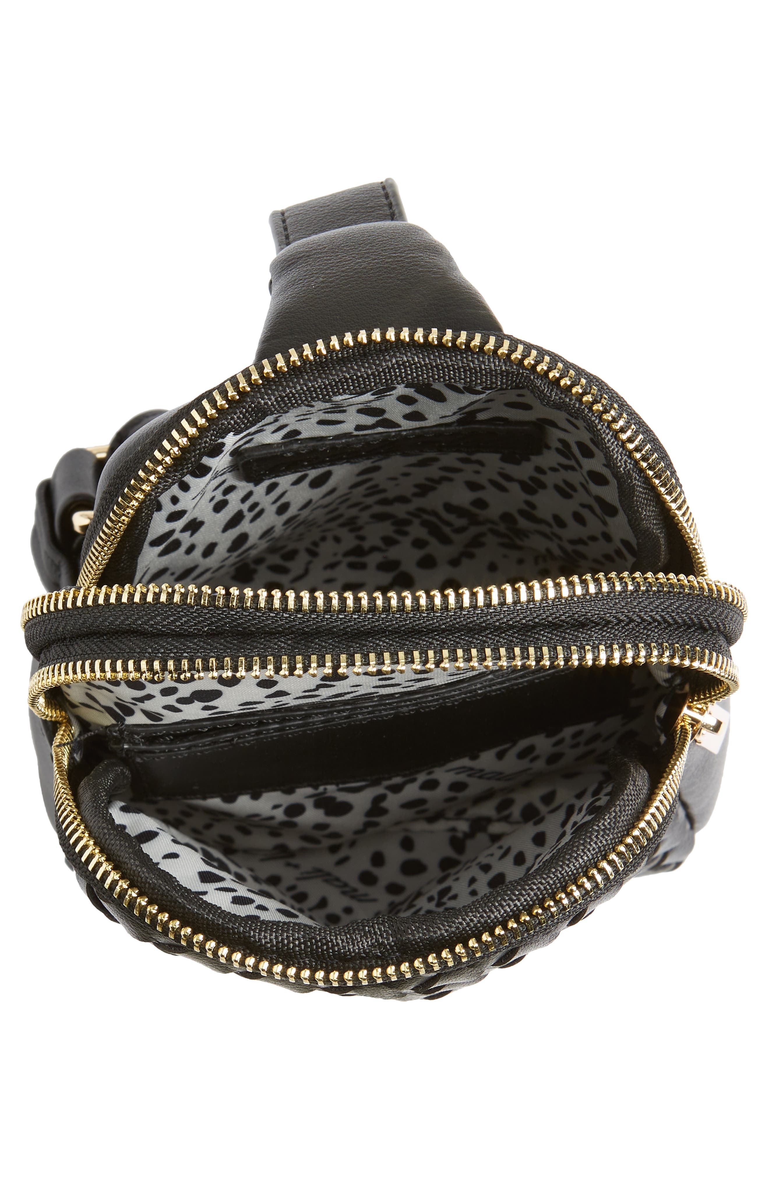 Mali + Lili Haley Basket Weave Vegan Leather Sling Bag, Alternate, color, 