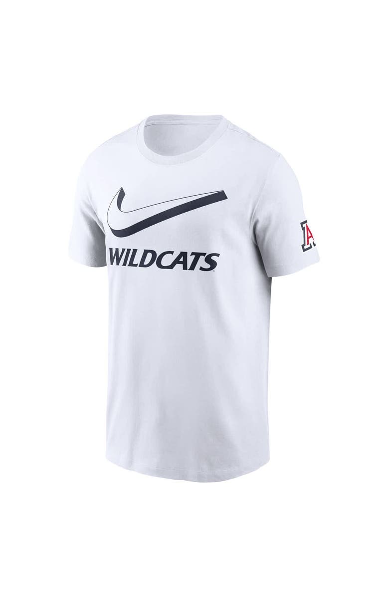 Nike Men's Nike White Arizona Wildcats Primetime 2-Hit Swoosh T-Shirt, Alternate, color, White