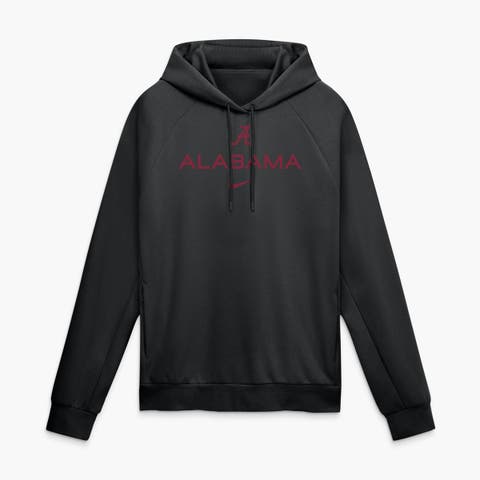 Men's Nike Black Alabama Crimson Tide Premium Performance Raglan Dri-FIT Hoodie