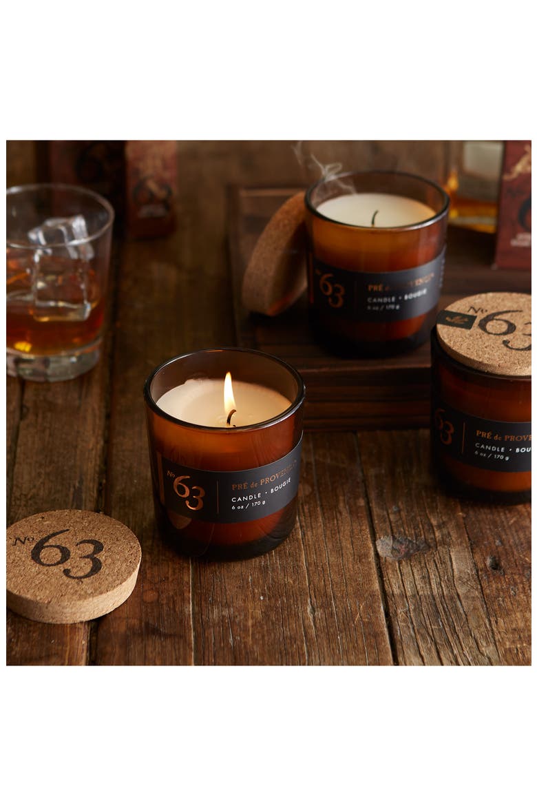 Pré de Provence Candle, Alternate, color, BROWN