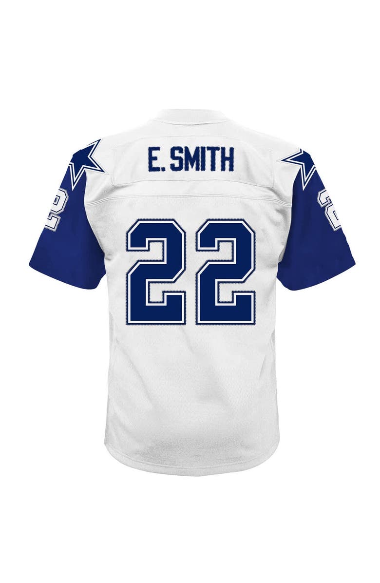 Mitchell & Ness Preschool Mitchell & Ness Emmitt Smith White Dallas Cowboys 1994 Alternate Legacy Jersey, Alternate, color, White