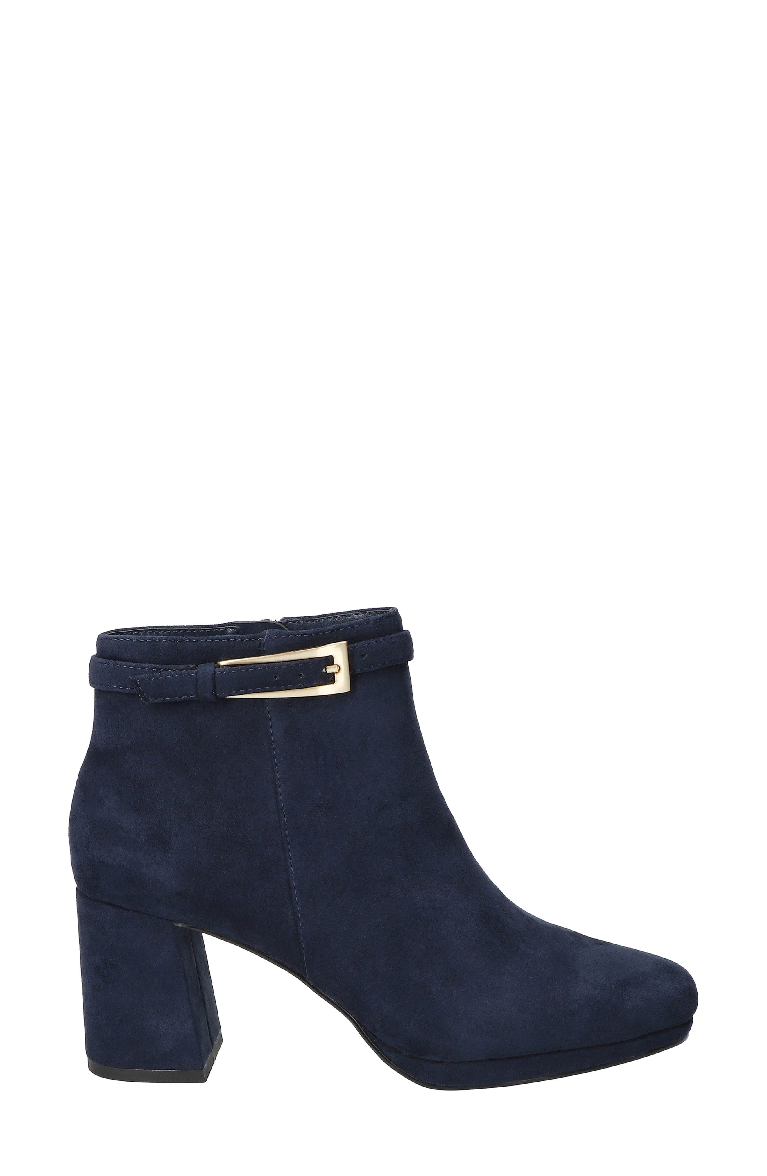 Hudson Platform Bootie, Alternate, color, NAVY SUEDE