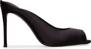 BLACK SUEDE STUDIO Shania 100 Satin Mule