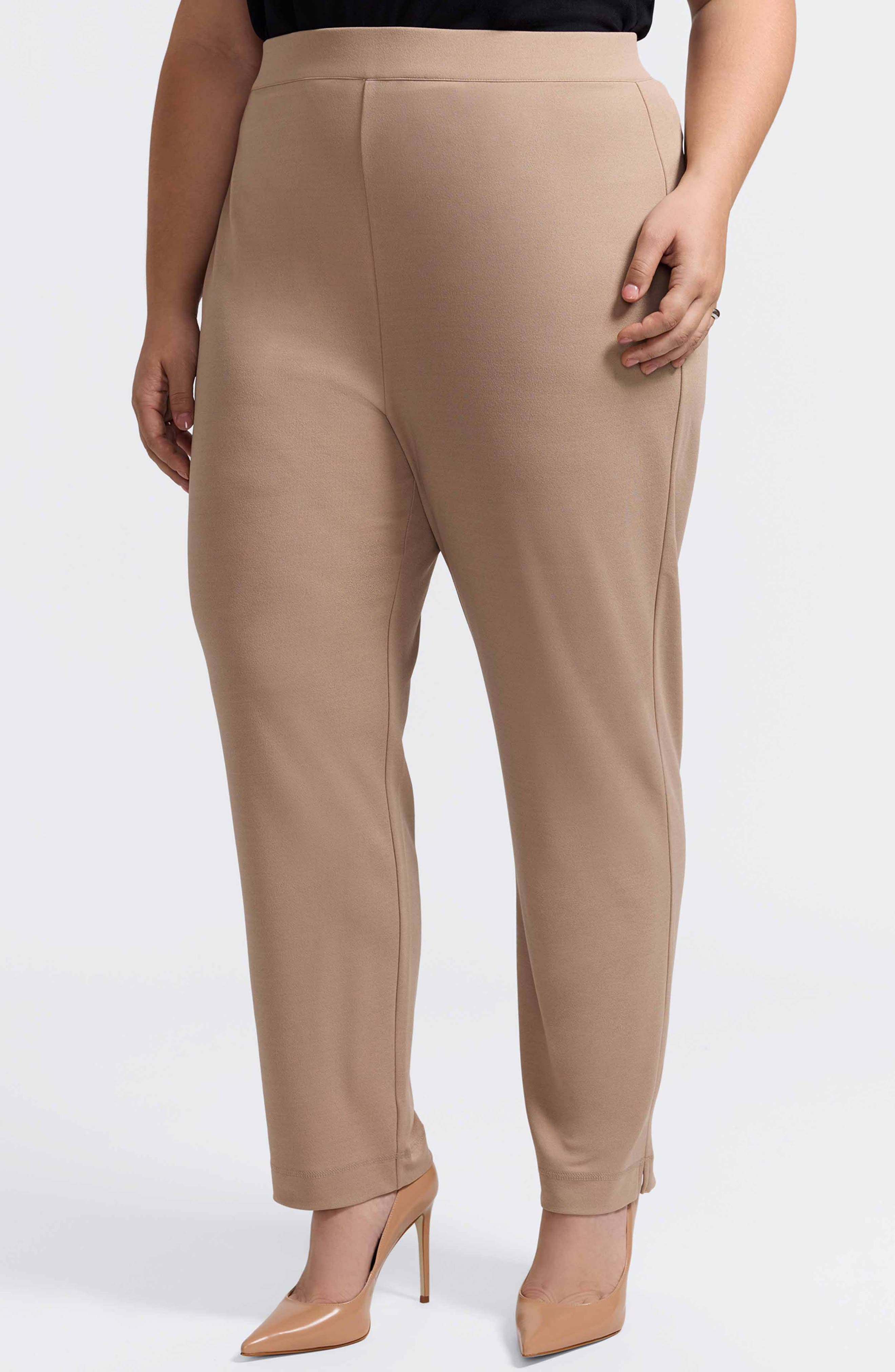 Louisa Crepe Knit Ankle Pants