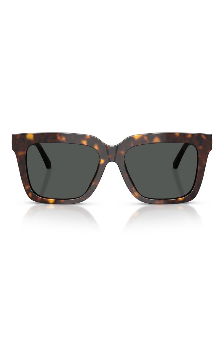 55mm Square Sunglasses, Main, color, HAVANA / DARK GREY