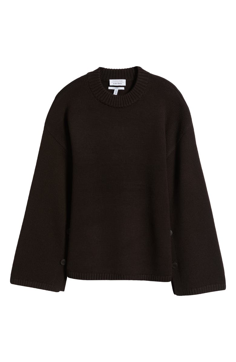 & Other Stories Button Sleeve Wool Sweater, Alternate, color,