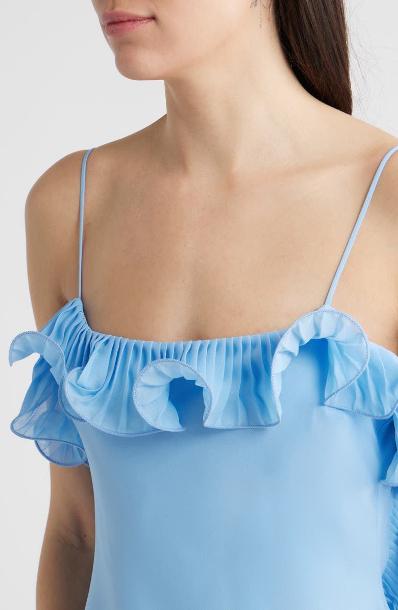 Delfi Collective Delina Open Back Mermaid Gown, Alternate, color, Baby Blue