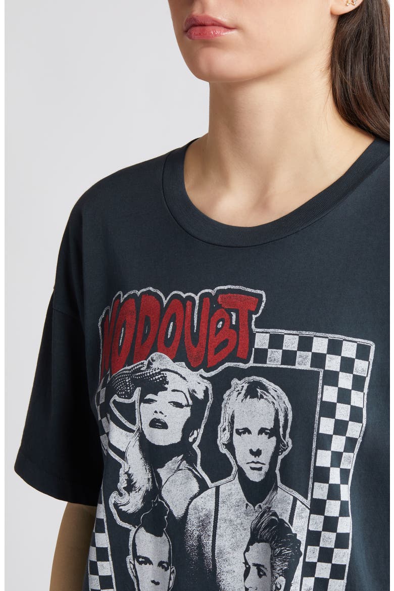 No Doubt Rock Steady Cotton Graphic T-Shirt, Alternate, color, VINTAGE BLACK