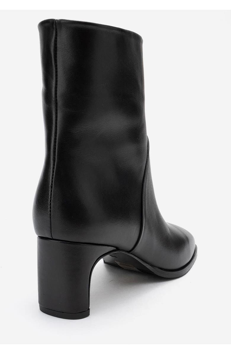 Forever & Always Shoes Nordy Leather Boot, Alternate, color, Black