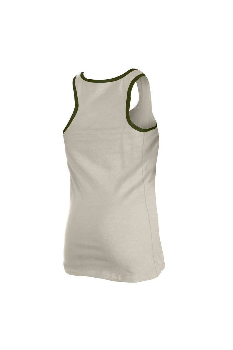 Women's New Era  Cream Philadelphia Phillies Armed Forces Tank Top, Alternate, color, Khaki