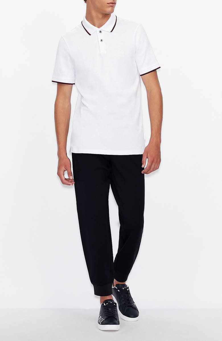 Armani Exchange Tipped Piqué Polo, Alternate, color, 