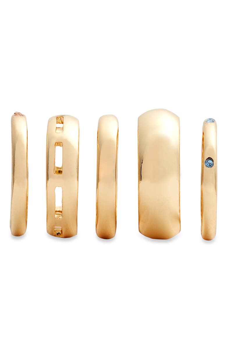 Halogen<sup>®</sup> Set of 5 Stacking Rings, Alternate, color, 