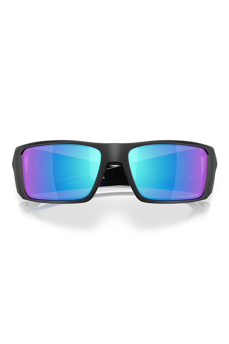Heliostat 61mm Prizm™ Polarized Rectangular Sunglasses, Alternate, color, MATTE BLACK