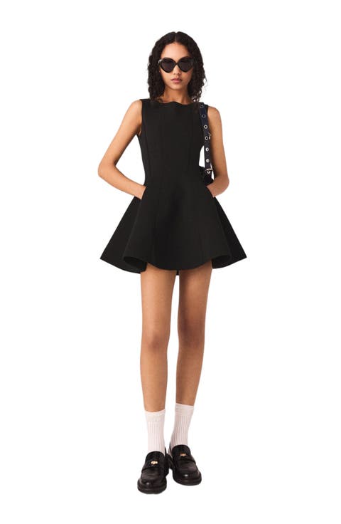 Skater dress with jewelled bows