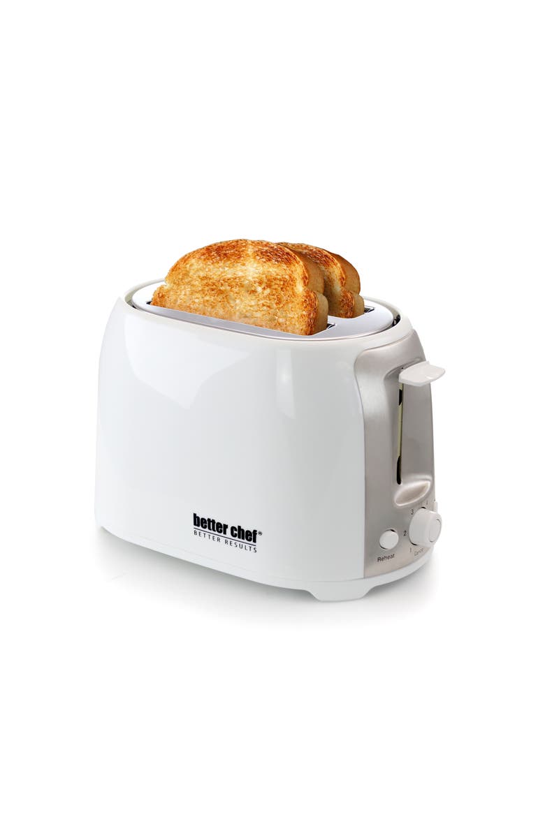 Cool Touch Wide Slot Toaster, Alternate, color, White