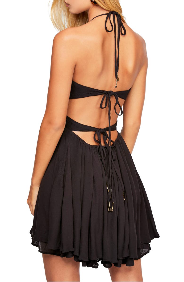 Free People Endless Summer Lillie Halter Minidress, Alternate, color, 